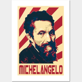 Michelangelo Retro Posters and Art